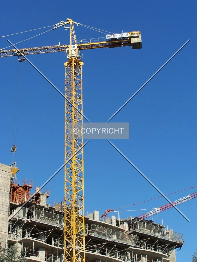 La grue du chantier