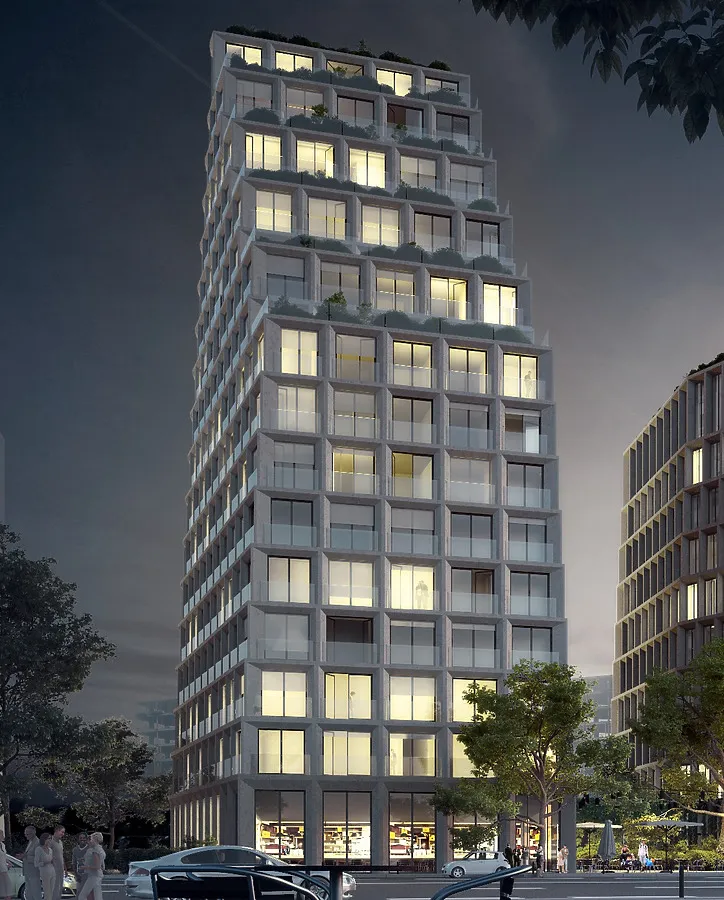 First rendering of the project.