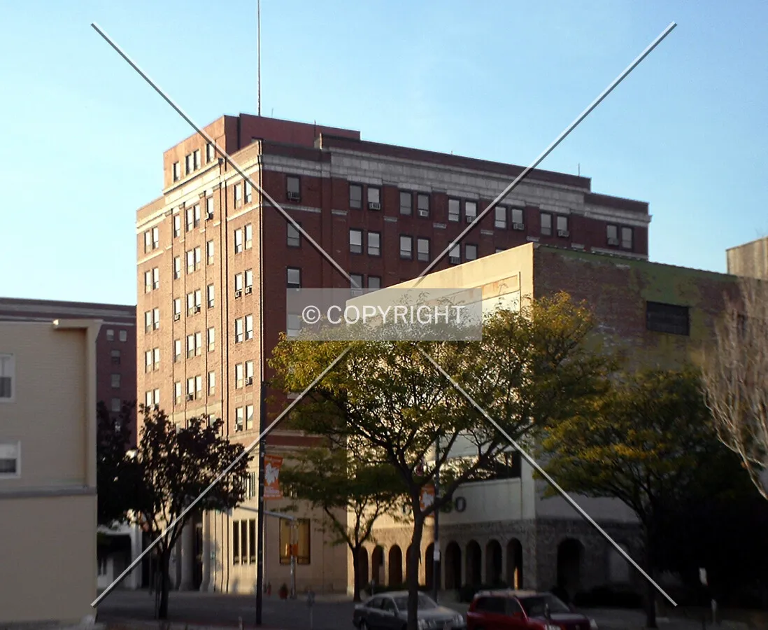View from the southeast across Broad Street
