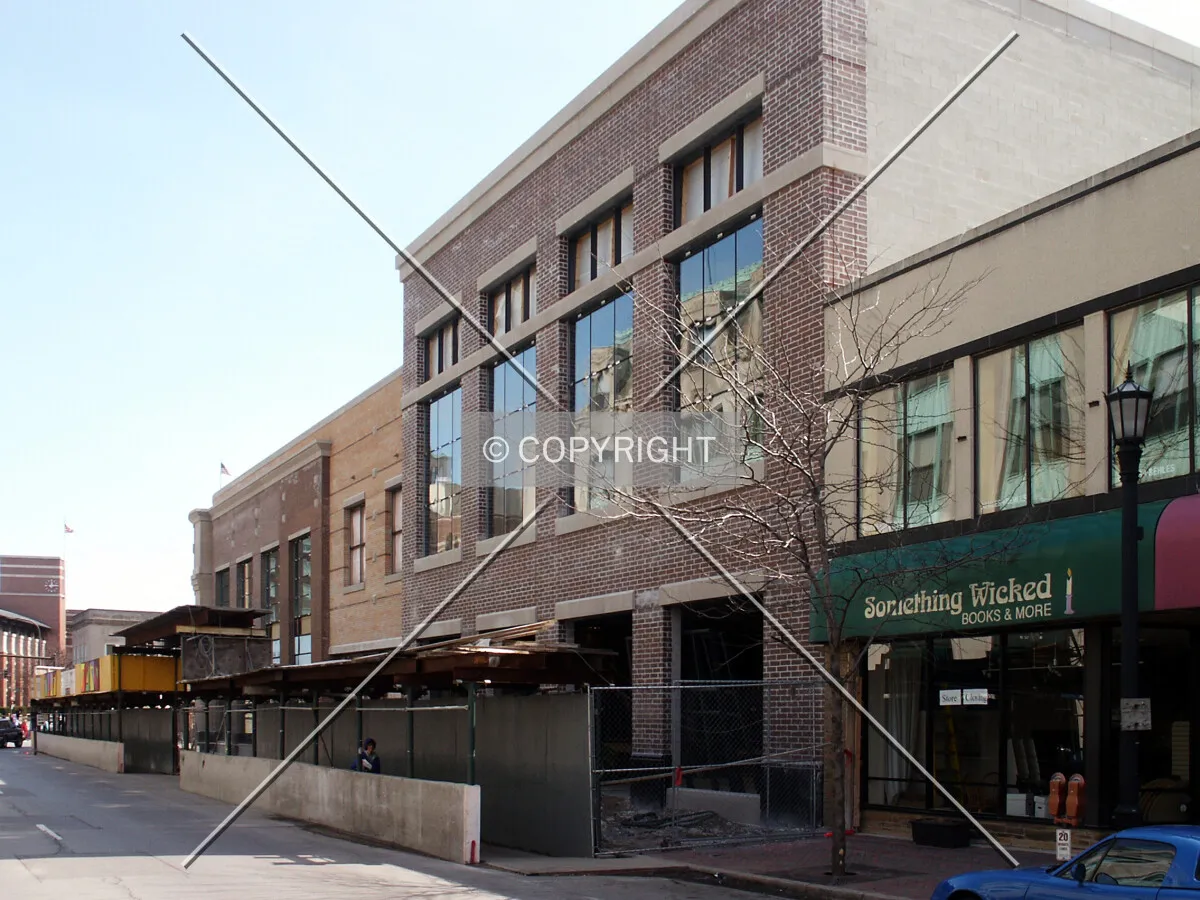 Retail wing on Church Street