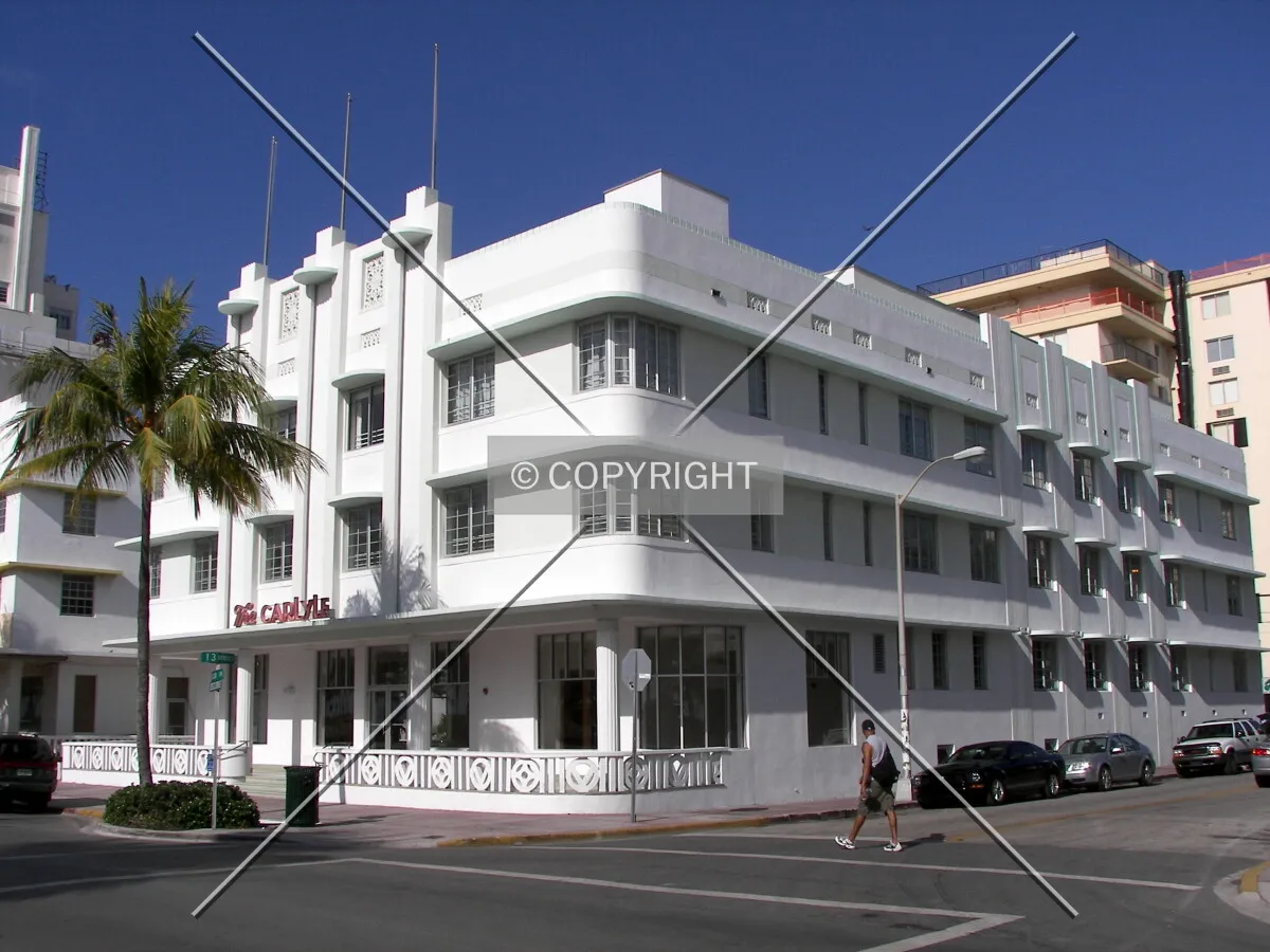 View from the north on Ocean Drive