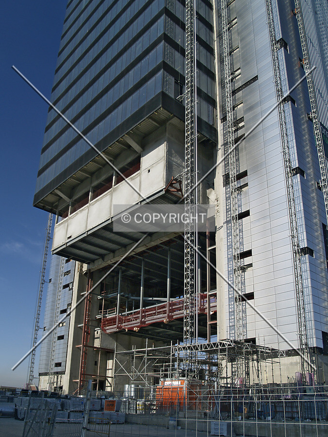 Lower floors as seen from the southeast