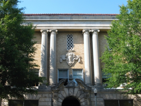 Above the main entrance