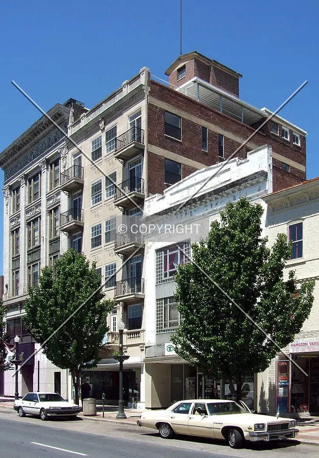 View from the southeast on Hamilton Street
