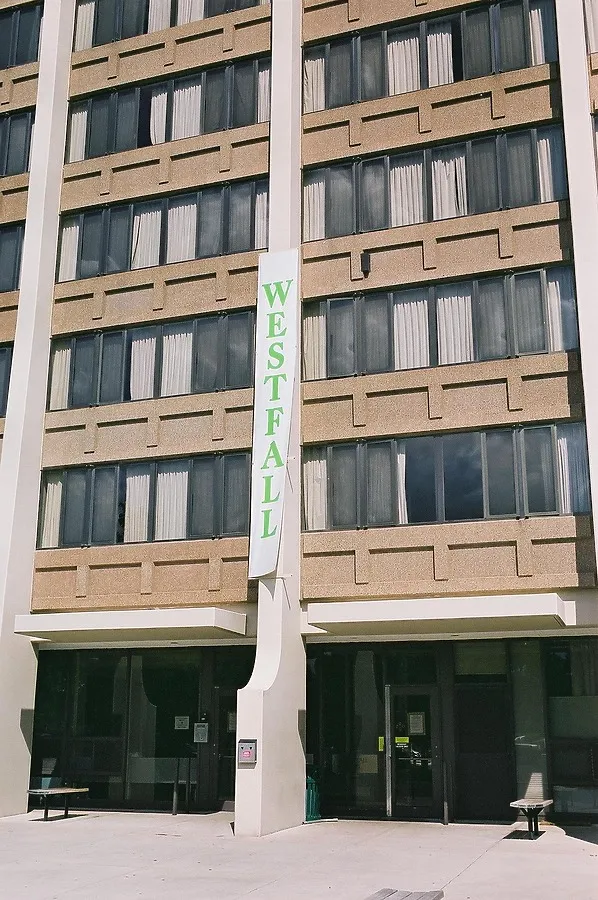 West entrance