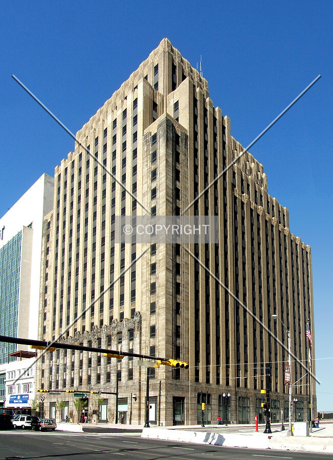 View from the southwest across Broad Street