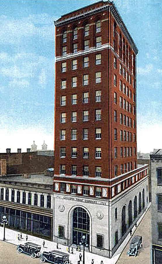Vintage view from the northeast