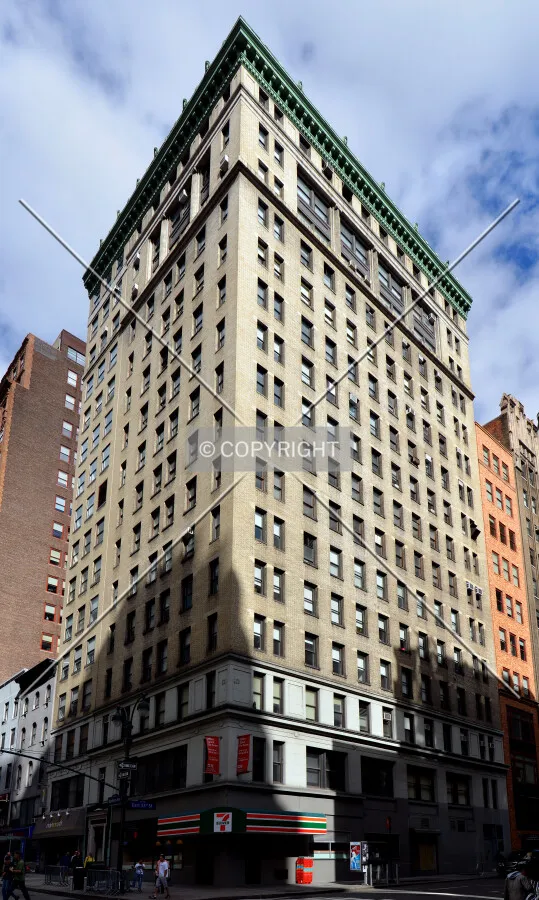 View from the southwest at Madison Avenue and 33rd Street