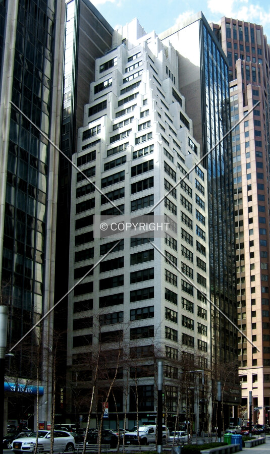 View from the southeast on Wall Street