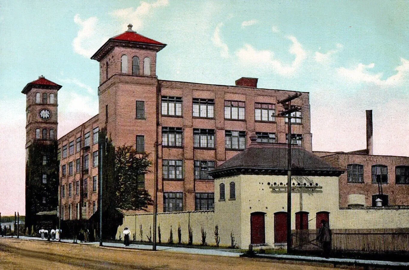 Vintage view from the northeast