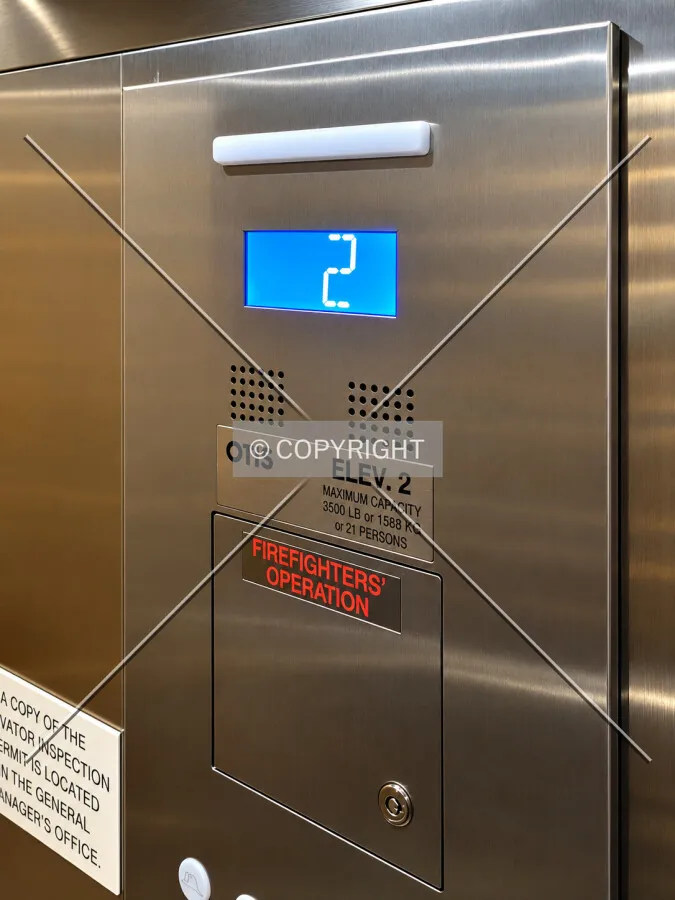 Elevator panel, Friday, March 4, 2022