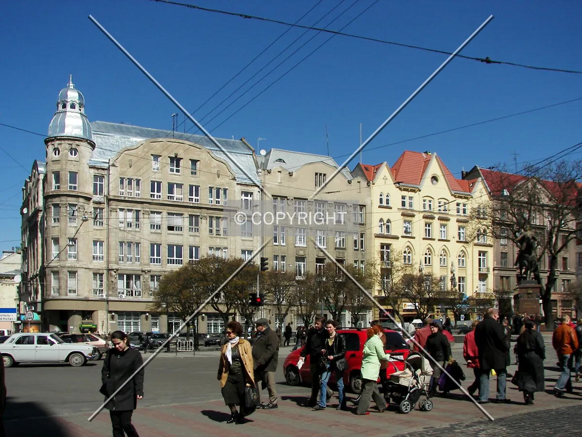 View from Kniazia Romana Street