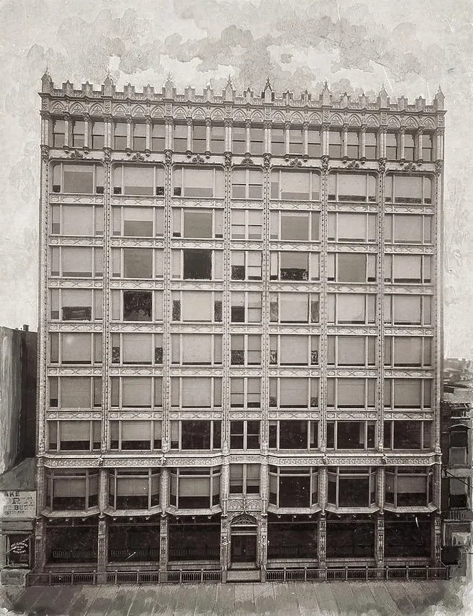 Vintage view from the west