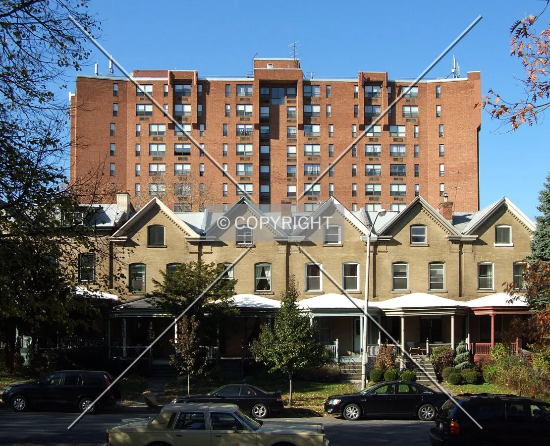 View from the southeast