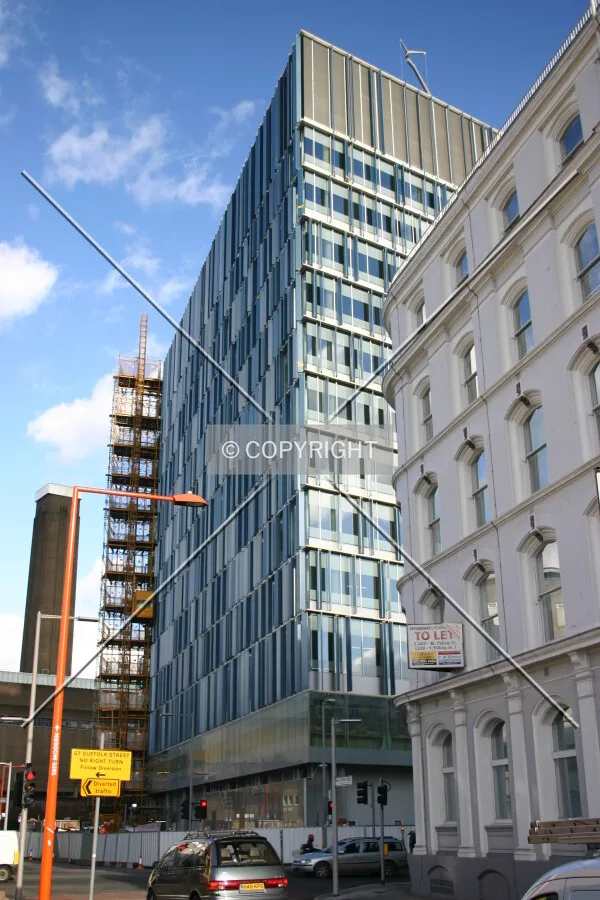 View northeast from Great Suffolk Street