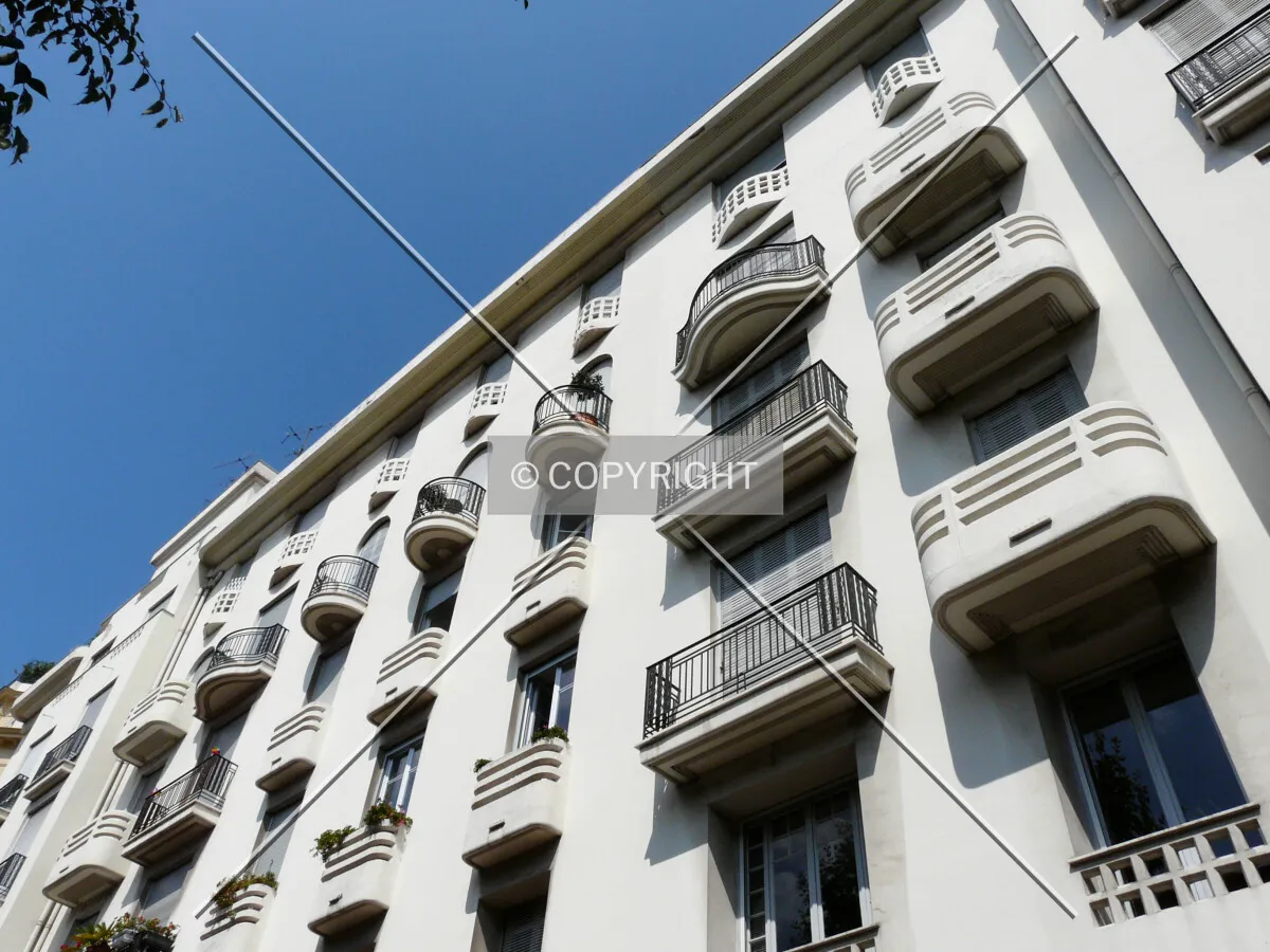 Looking up the south side