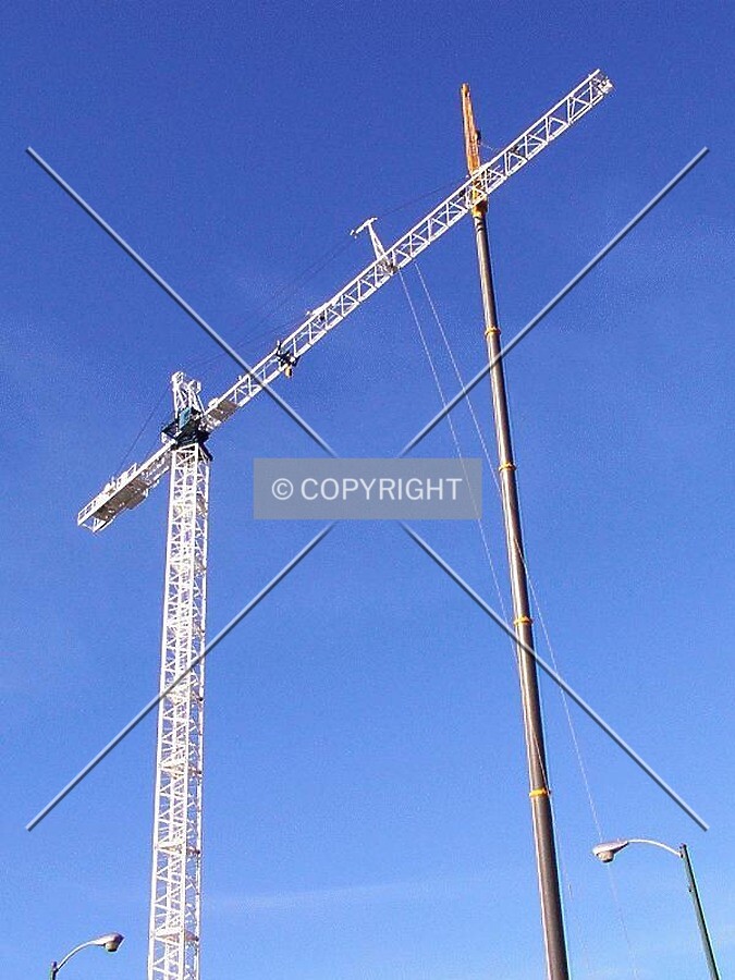 Construction of the tower crane