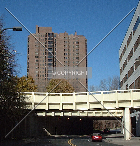 View to the north along LaSalle Avenue