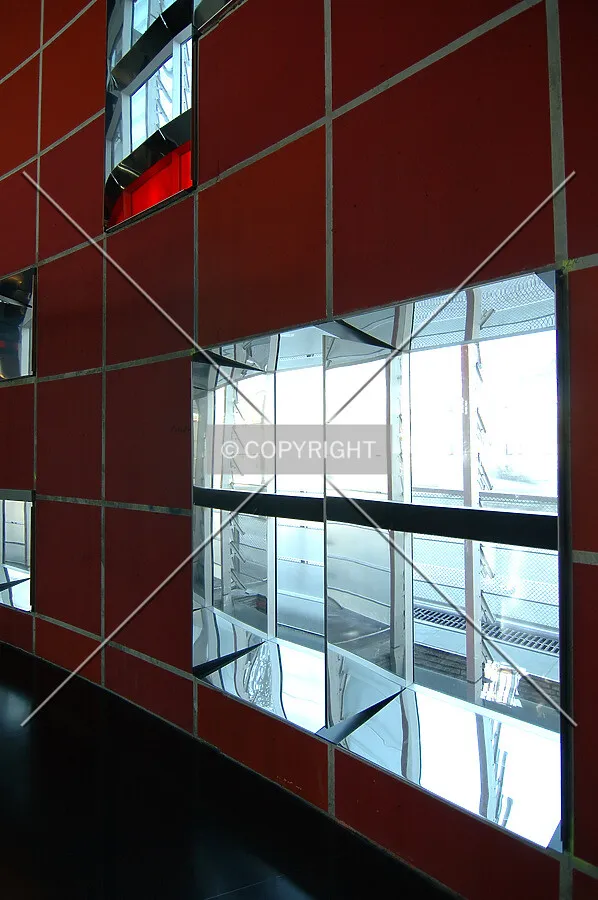 Windows seen from the lobby