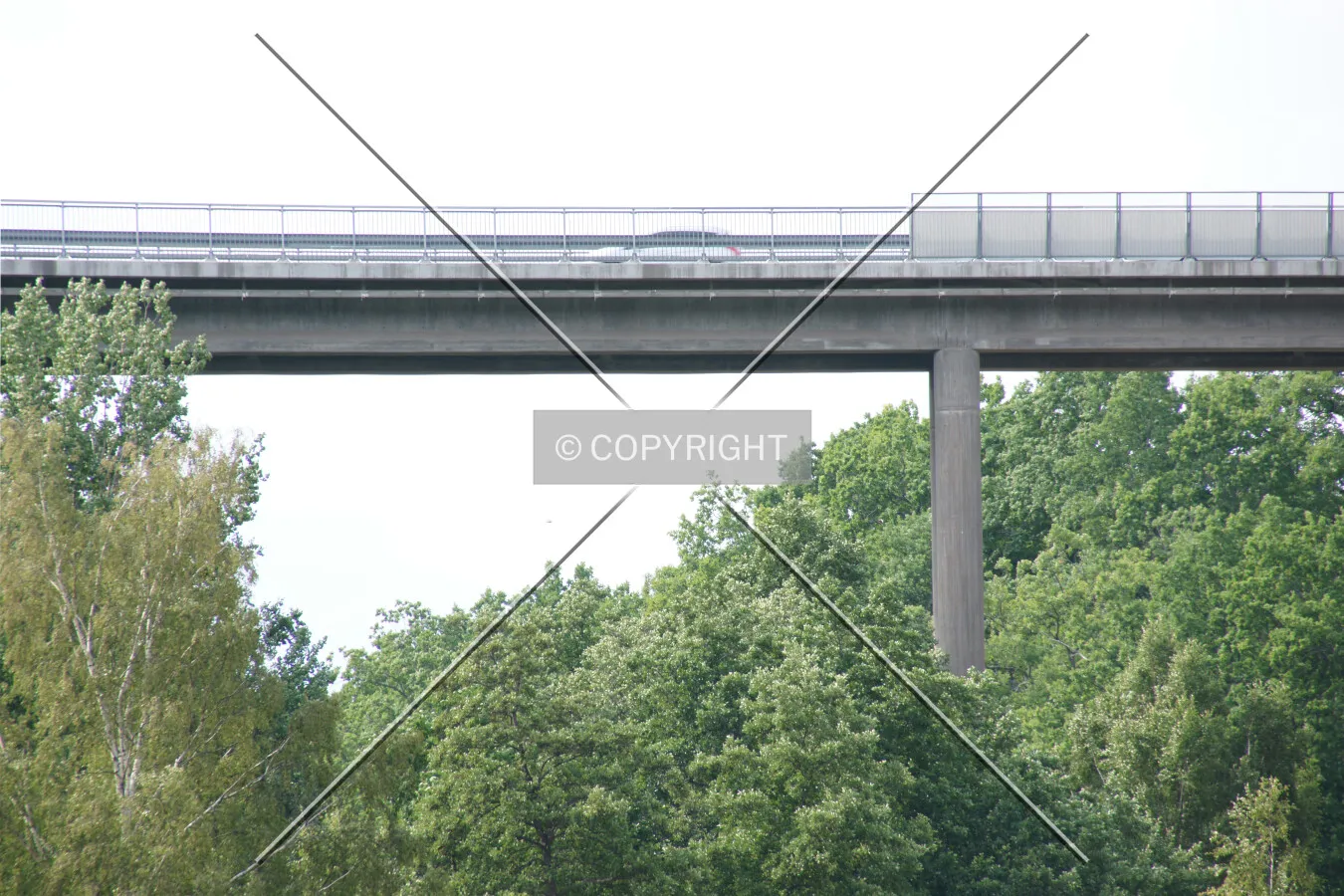 Structural detail of the bridge