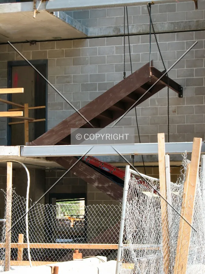 A stairway to nowhere...yet