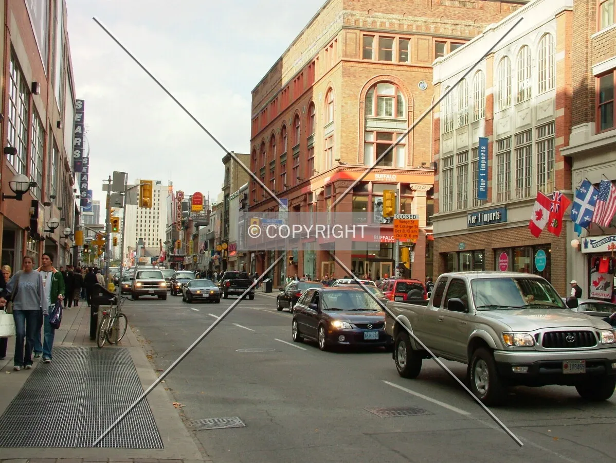 Near intersection with Queen Street