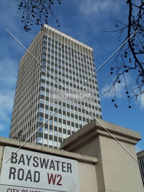 View from Bayswater Road