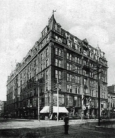 Vintage view from the southeast
