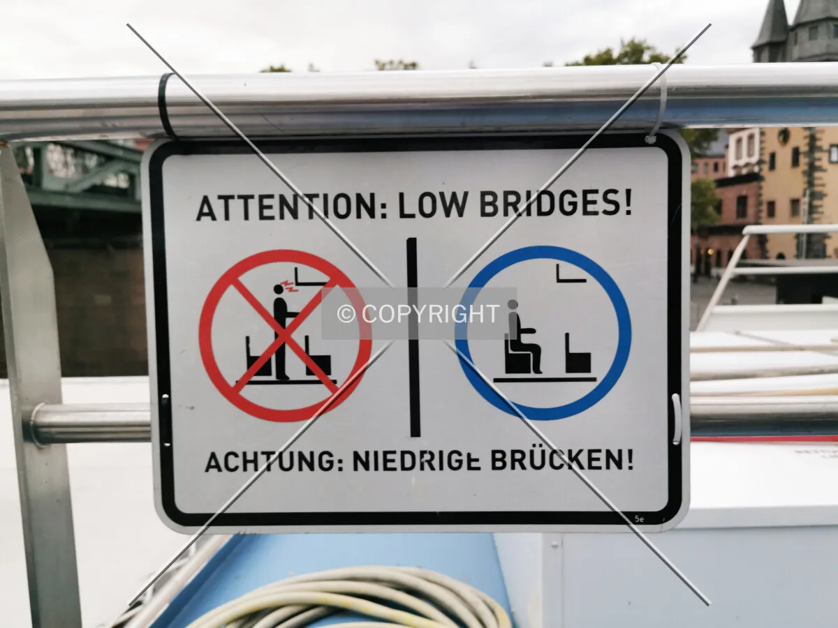 Attention - low bridges
