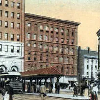 View from the southeast