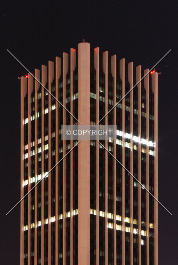 View of the top at night