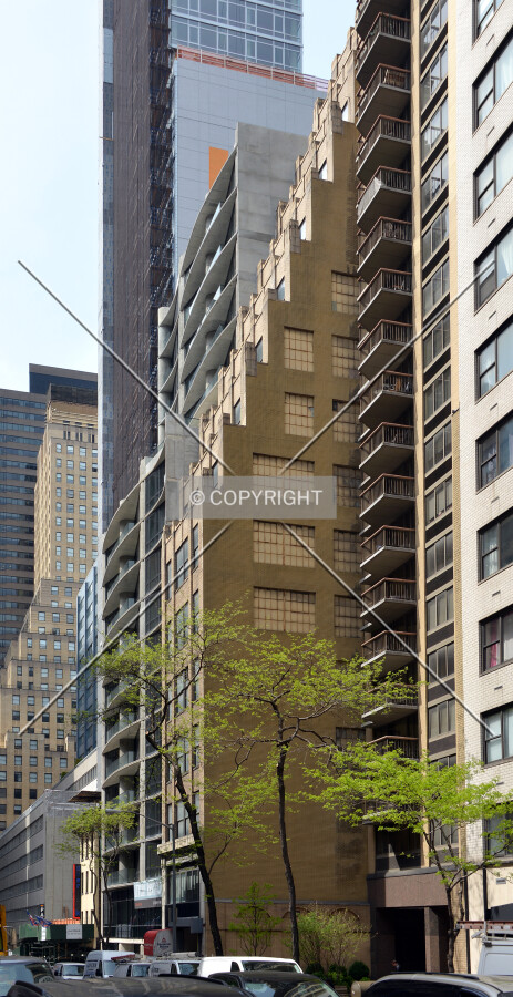 View from the southeast on 44th Street