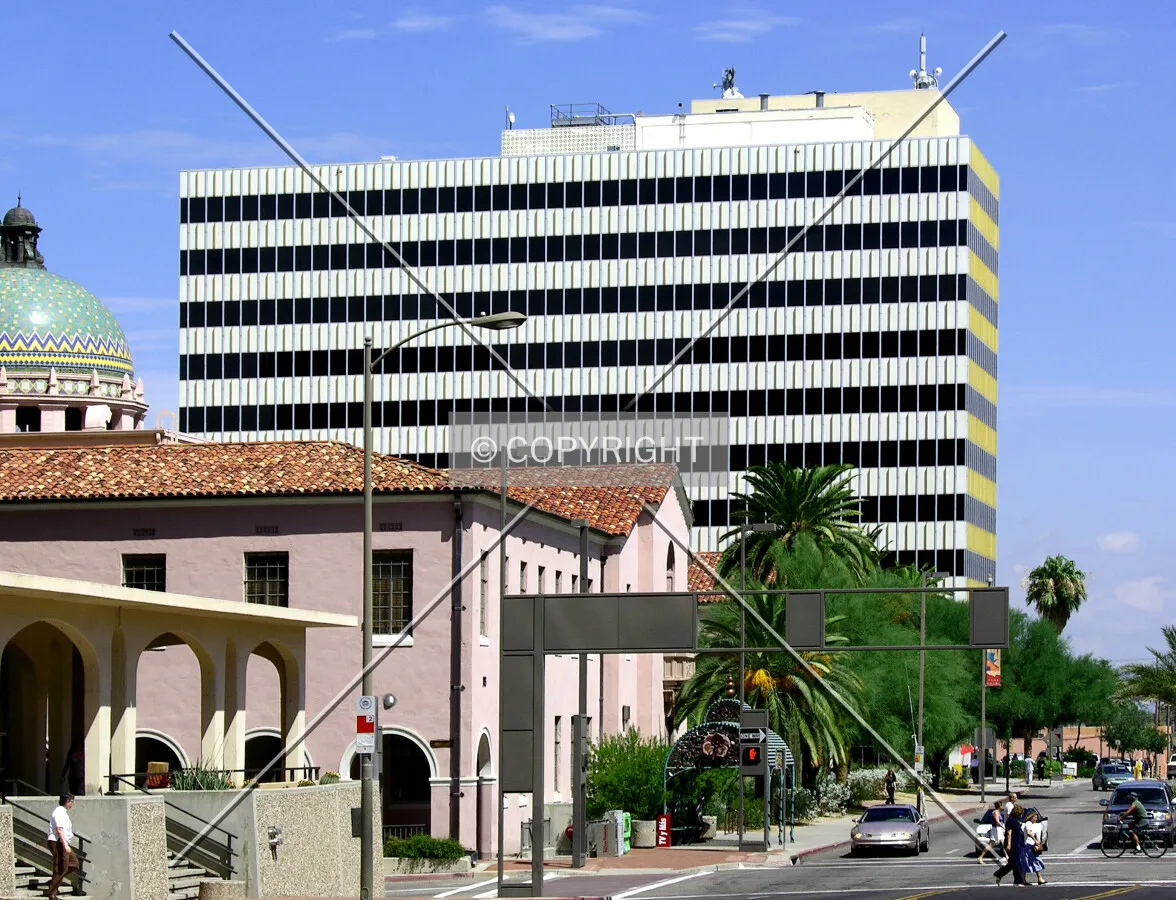 View from the south along North Church Avenue