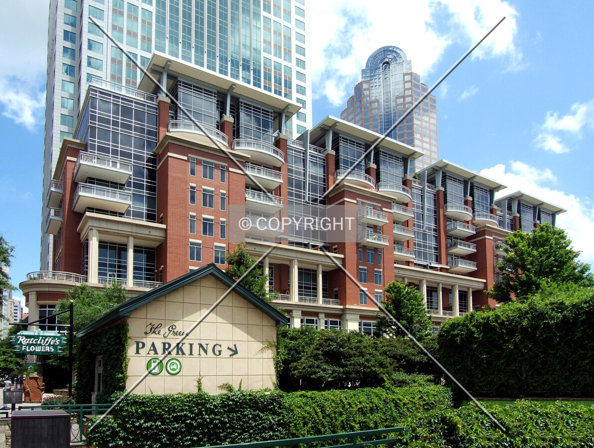 View from the west on Tryon Street