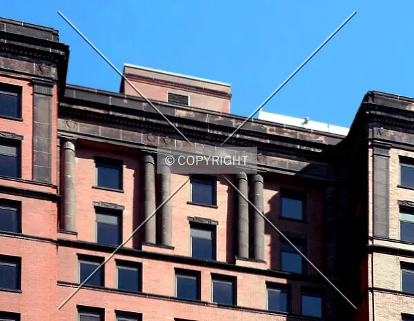 Cornice detail from the southwest