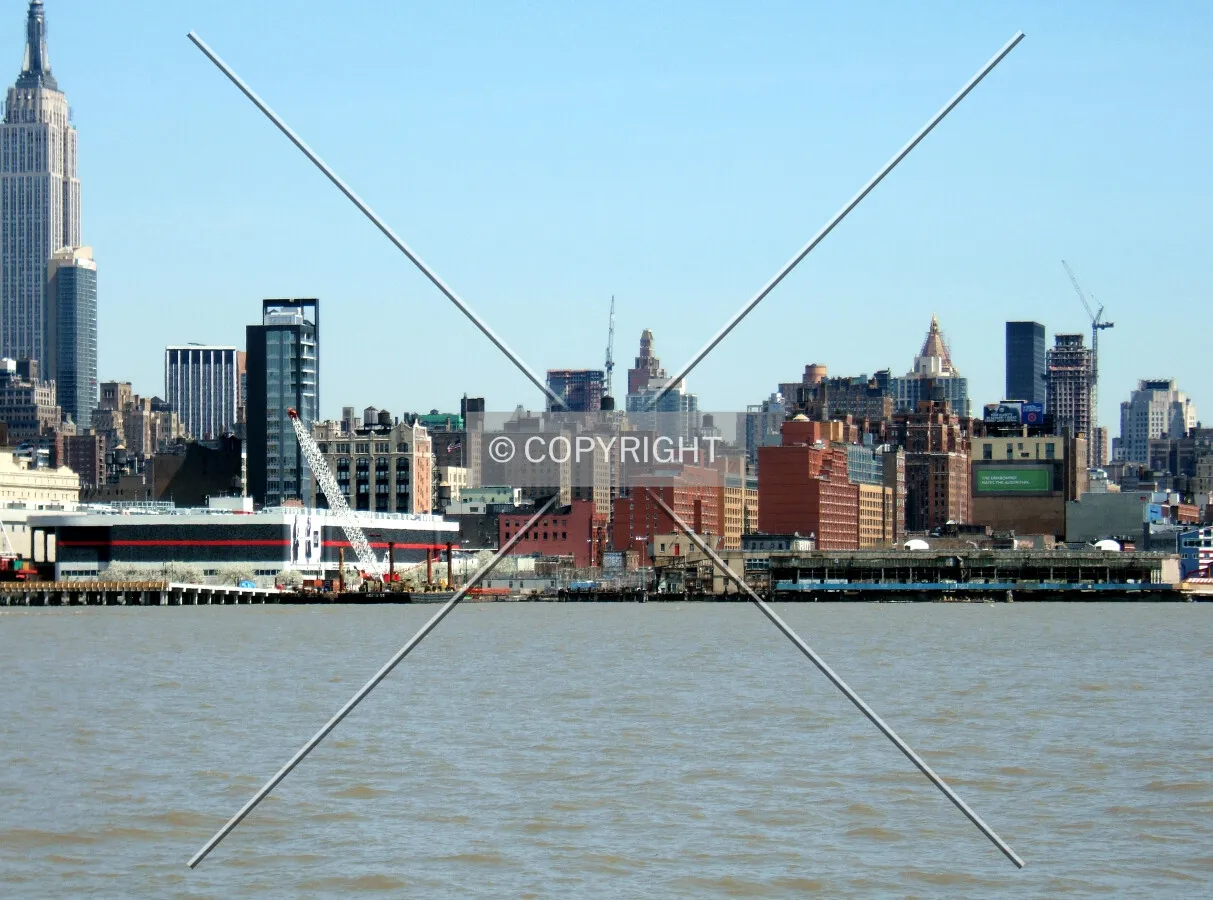 View from the west showing area between about 25th to 20th Streets