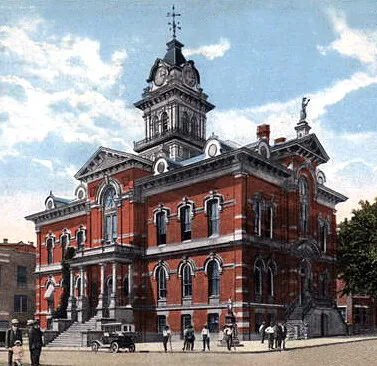 Vintage view from the northeast