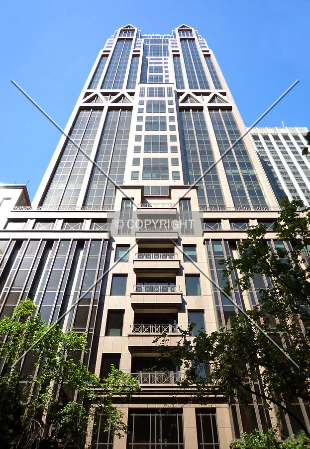 Looking up from Collins Street
