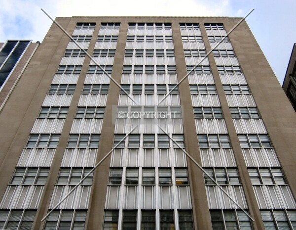 Looking up from Market Street