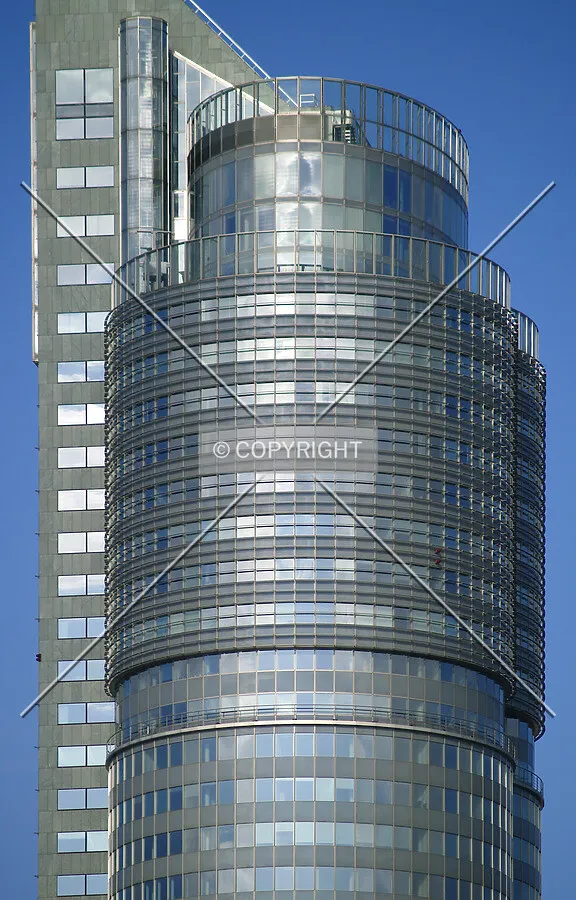 Top floors as seen from the east
