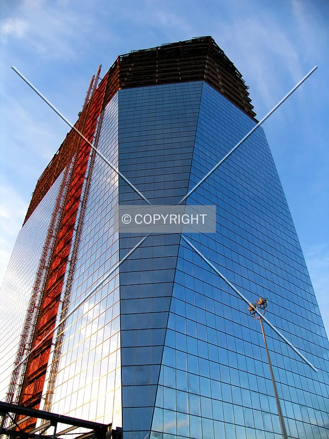 Looking up the southeast side