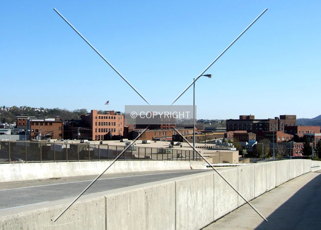 Downtown from the north