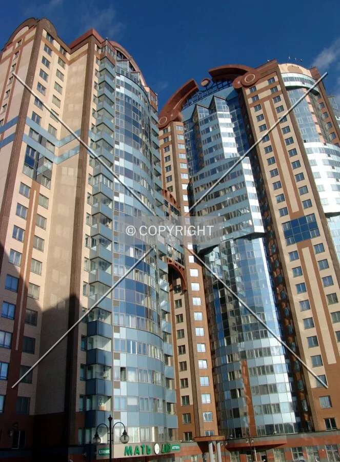 Towers 4 and 1