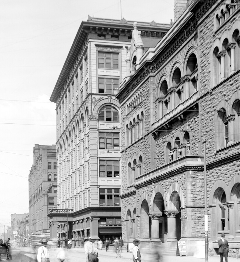 Vintage view from the southeast