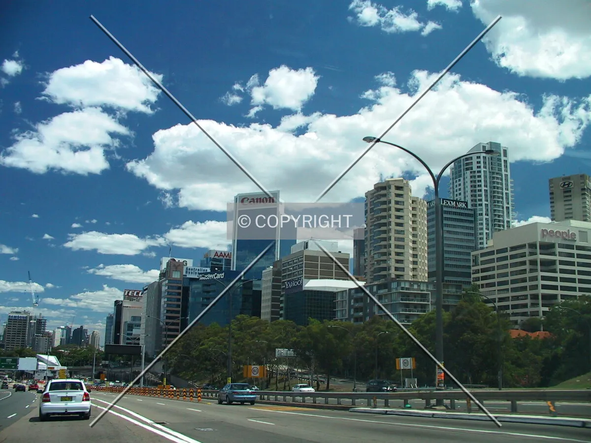 View from the Warringah Freeway