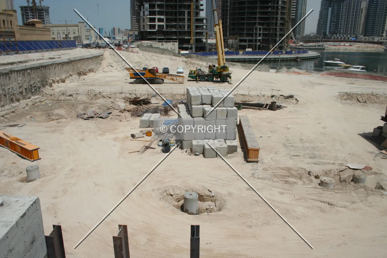 Looking into the site