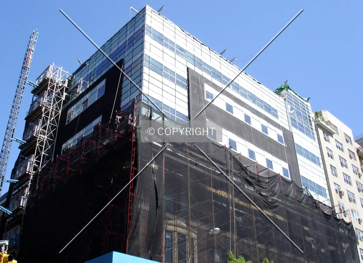Top section during reconstruction