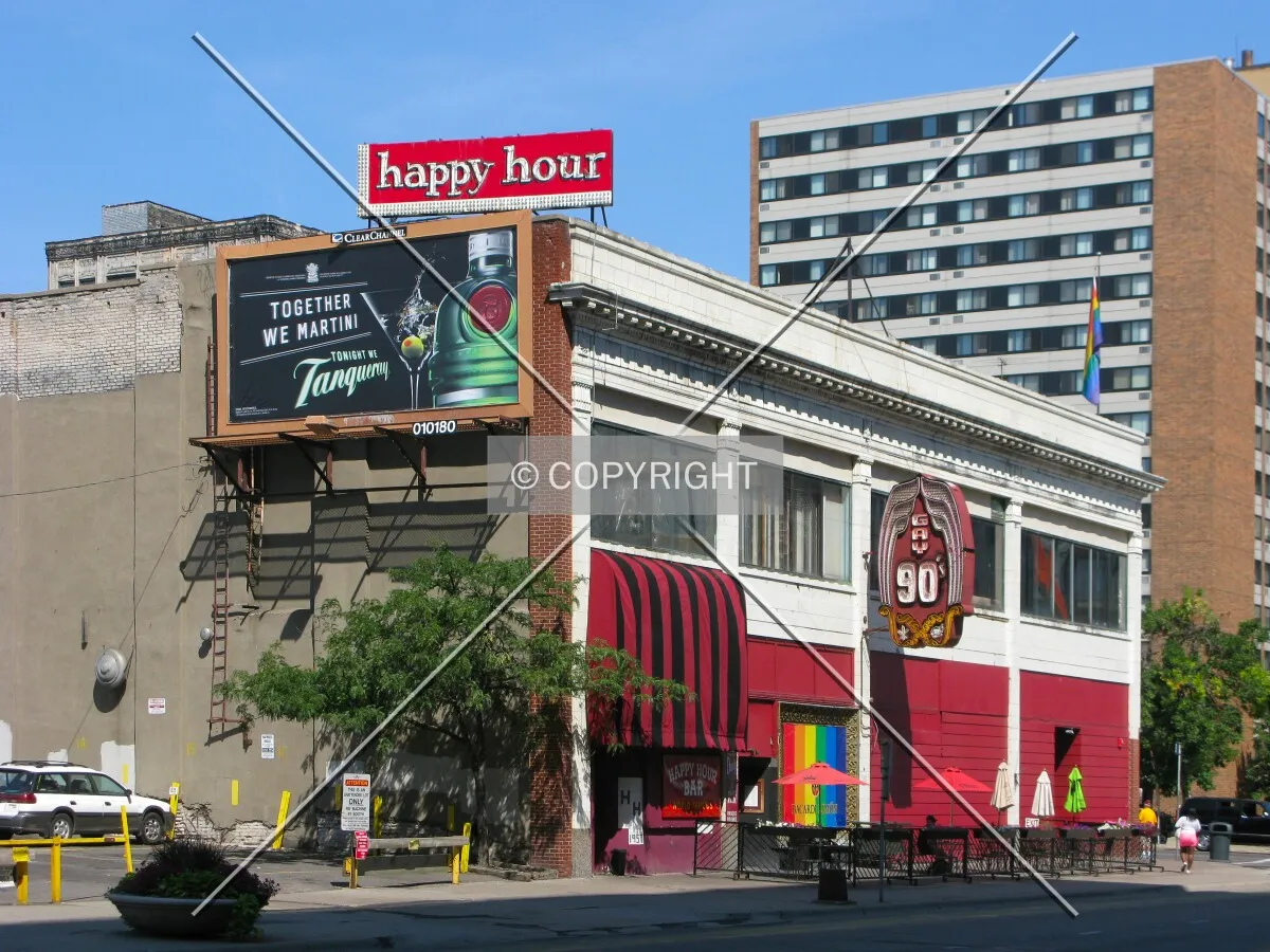 View to the north across Hennepin Avenue