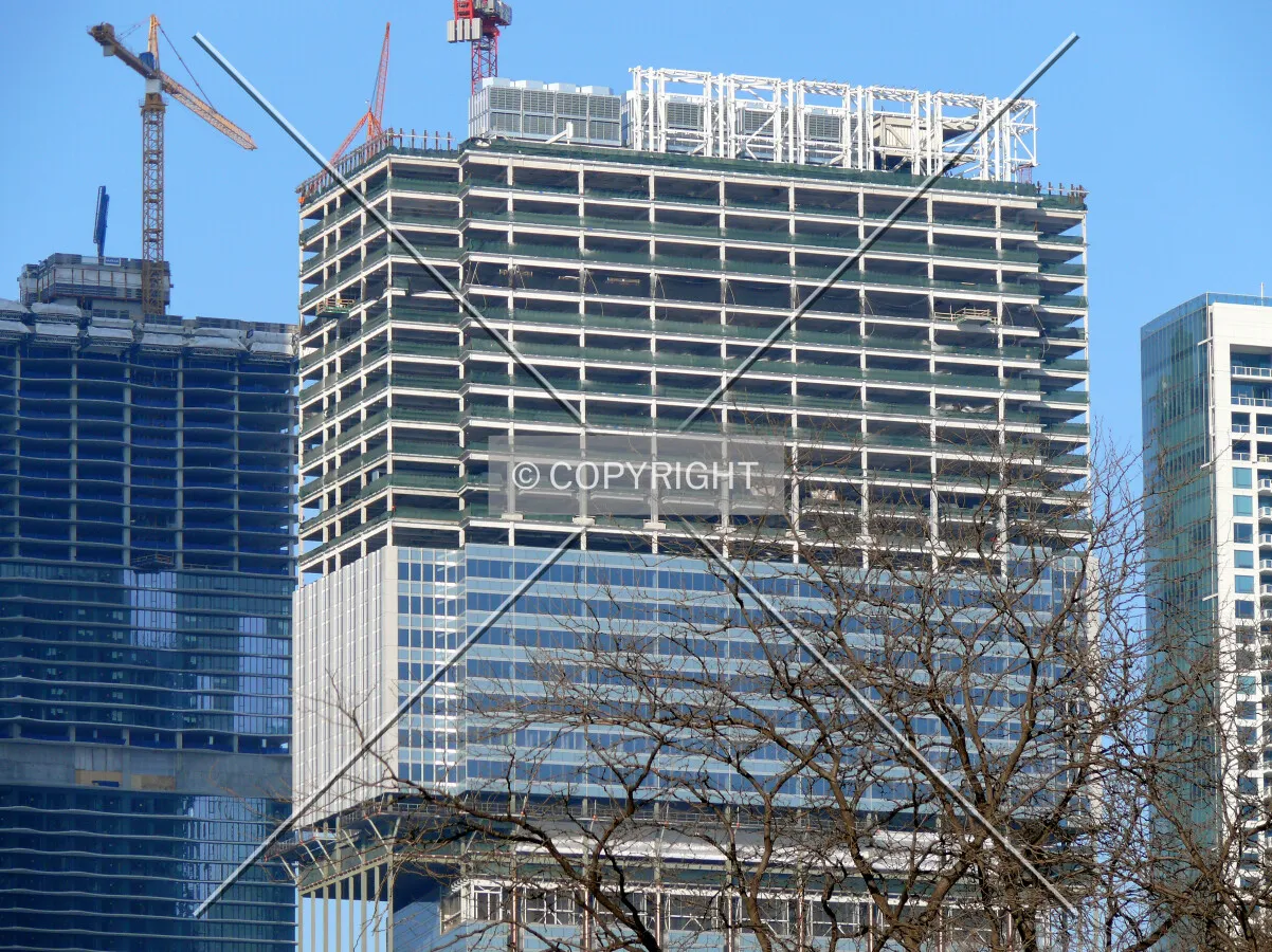 View to the north from Michigan Avenue