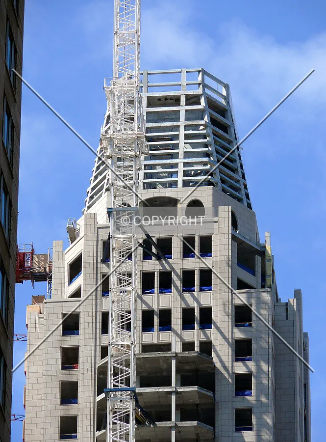 View of the mansard roof